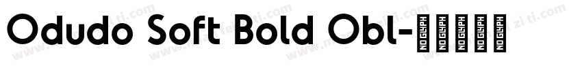 Odudo Soft Bold Obl字体转换